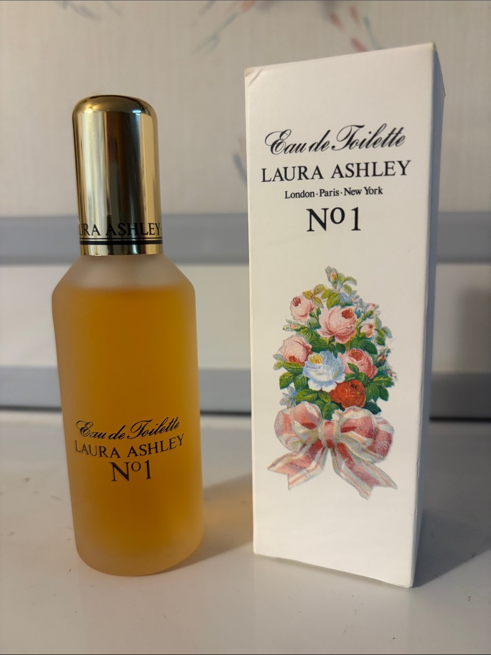 Laura Ashley Vintage No 1 perfume in original frosted bottle
